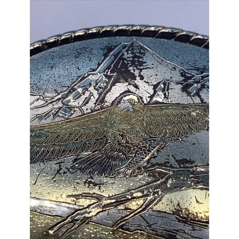 Vintage American Bald Eagle Belt Buckle (LG-13)
